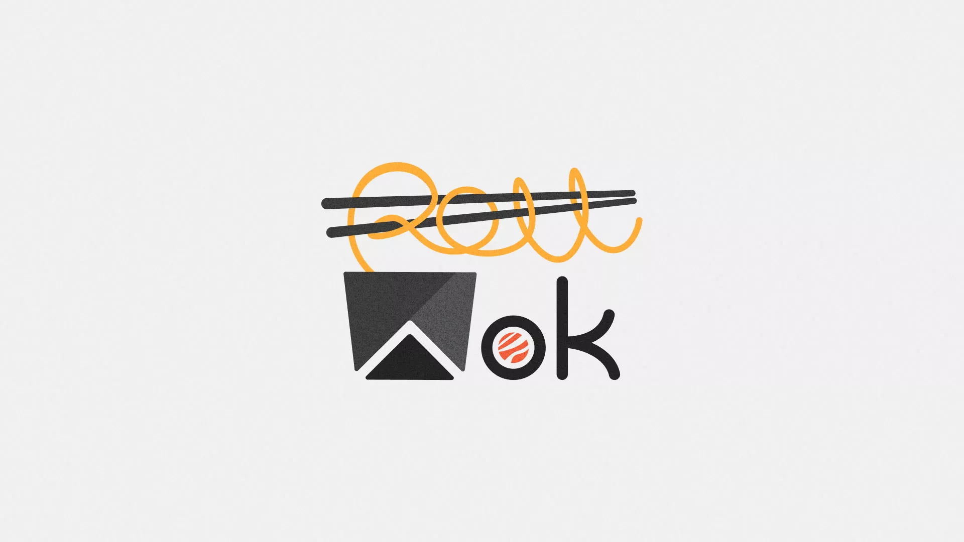 Разработка логотипа в Тосно для суши-бара «Roll Wok Club» Разработка логотипа в Тосно для суши-бара «Roll Wok Club»
