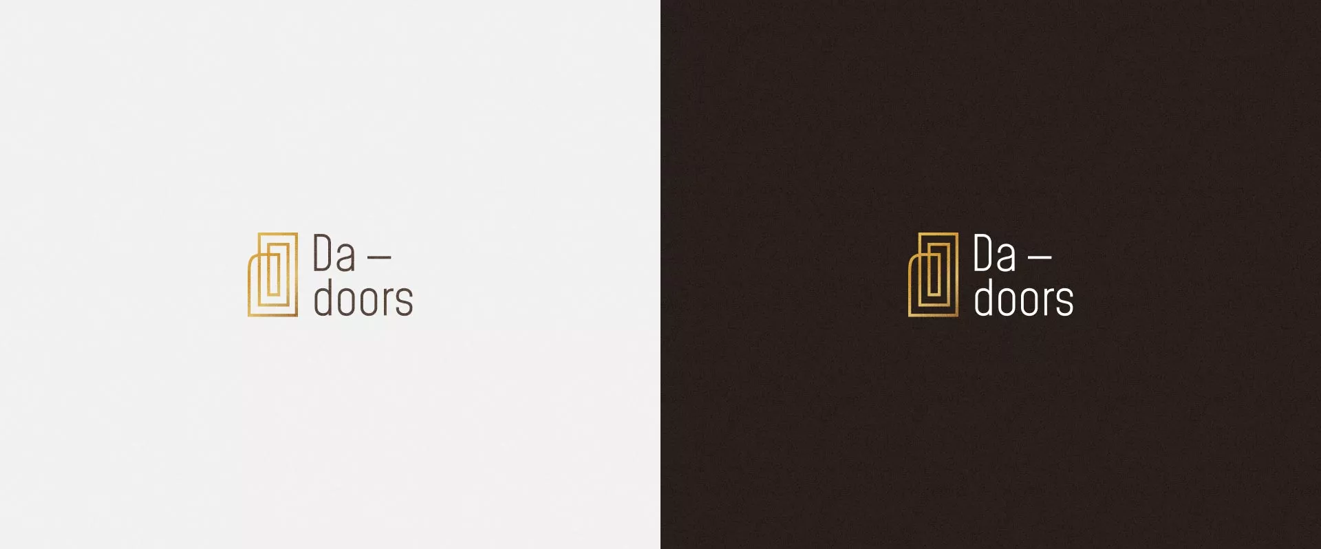 Разработка логотипа для компании «DA-DOORS» в Тосно